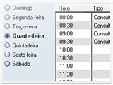 Programação de horários