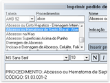 Imprimir pedido de procedimento